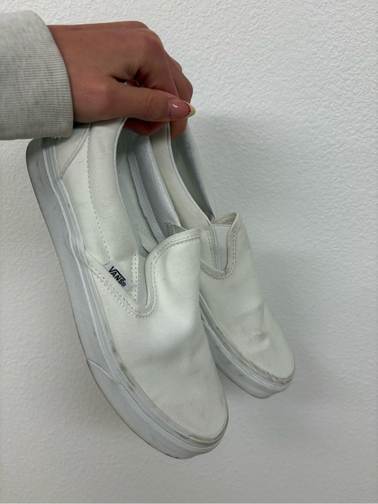 Vans Shoes - white Vans slip-on